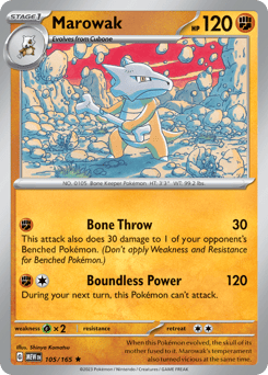 Marowak 105/165 151