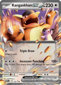 Kangaskhan ex 115/165 151
