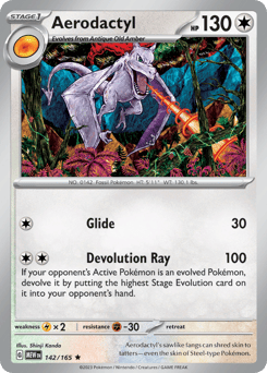 Aerodactyl 142/165 151