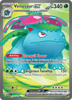 Venusaur ex 182/165 151