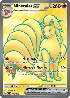 Ninetales ex 186/165 151