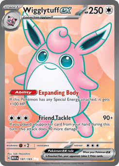 Wigglytuff ex 187/165 151