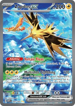Zapdos ex 202/165 151