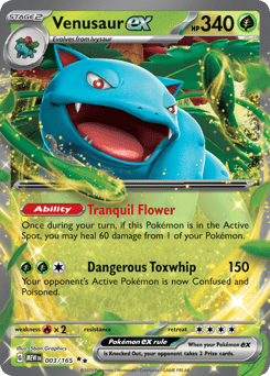 Venusaur ex 003/165 151