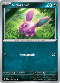 Nidoran ♂ 032/165 151