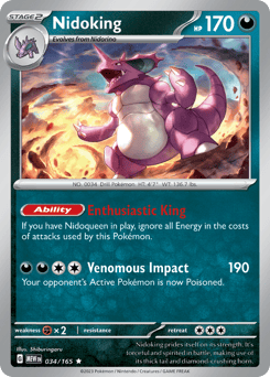 Nidoking 034/165 151