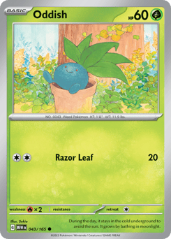 Oddish 043/165 151