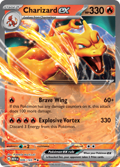 Charizard ex 006/165 151