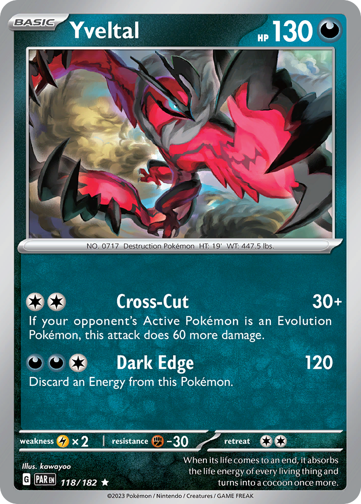 Yveltal 118/182 Paradox Rift
