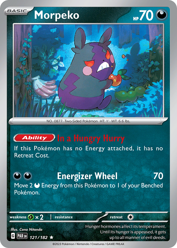 Morpeko 121/182 Paradox Rift