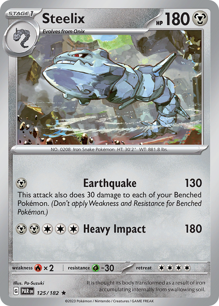Steelix 125/182 Paradox Rift