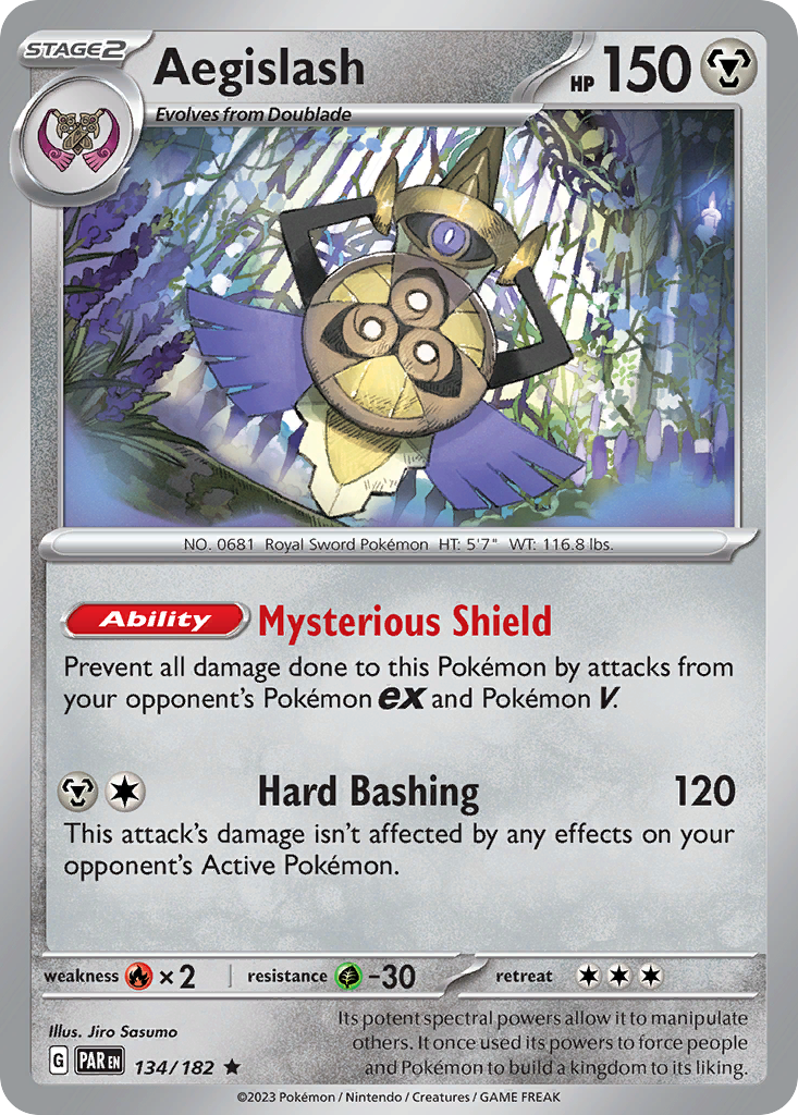 Aegislash 134/182 Paradox Rift