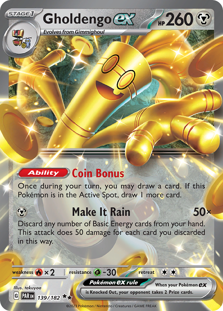 Gholdengo ex 139/182 Paradox Rift
