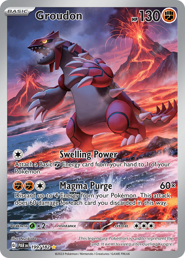 Groudon 199/182 Paradox Rift