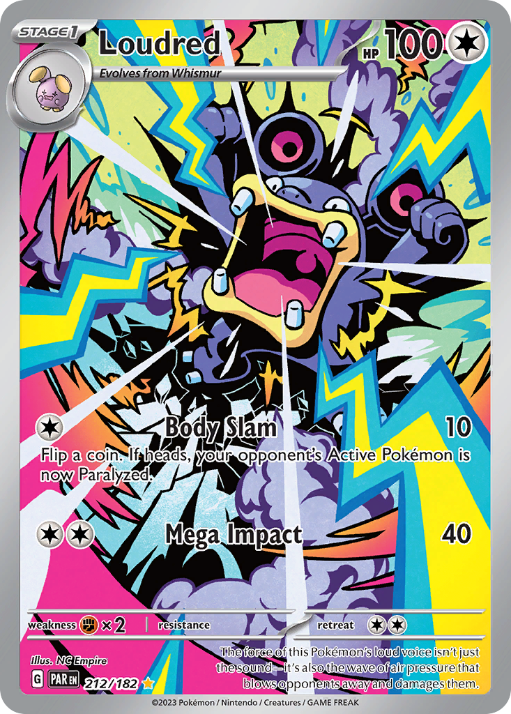 Loudred 212/182 Paradox Rift