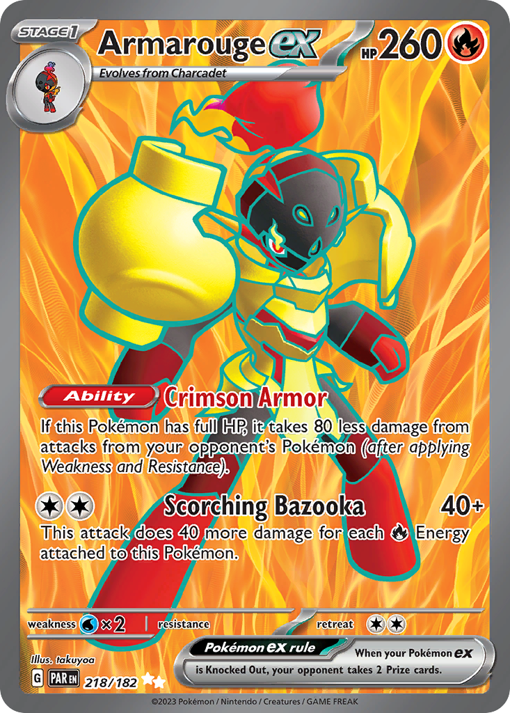 Armarouge ex 218/182 Paradox Rift