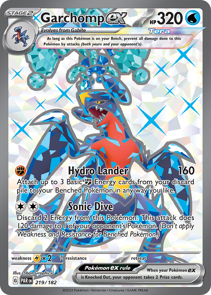 Garchomp ex 219/182 Paradox Rift