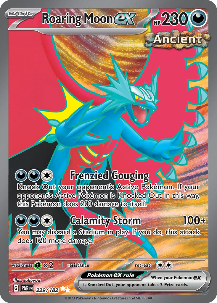 Roaring Moon ex 229/182 Paradox Rift