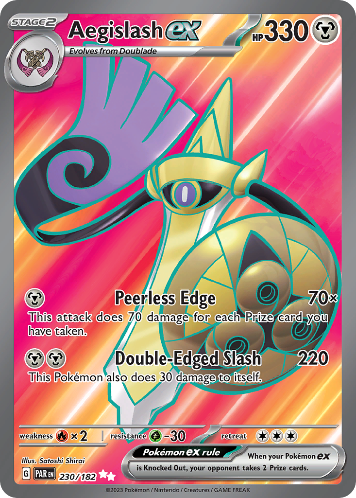 Aegislash ex 230/182 Paradox Rift