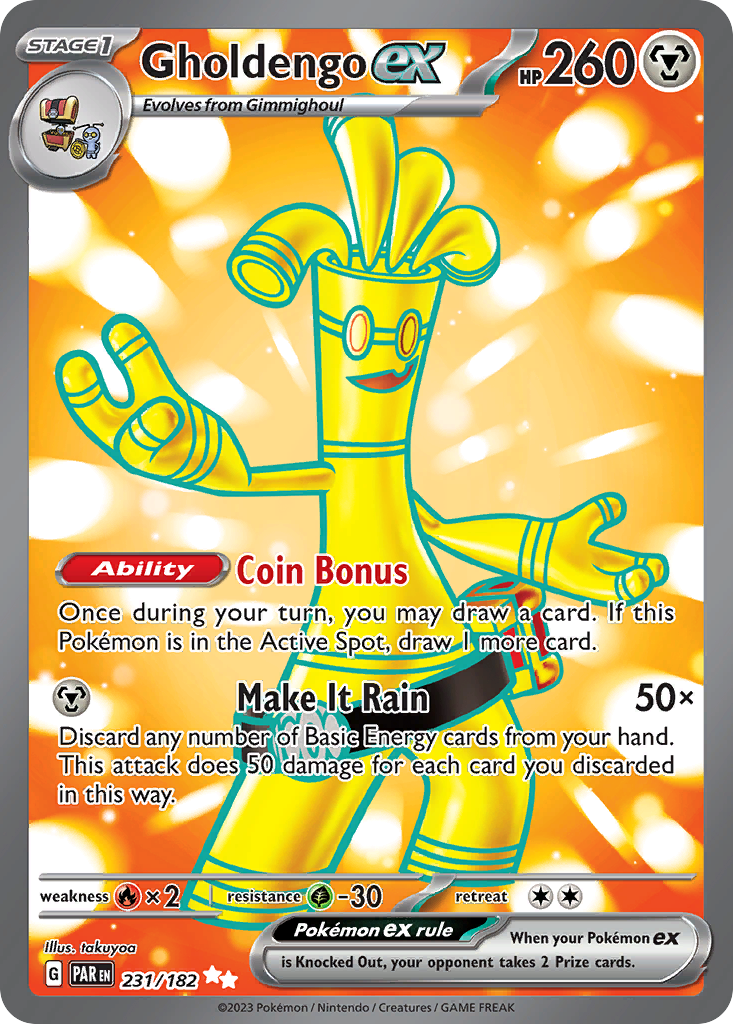 Gholdengo ex 231/182 Paradox Rift