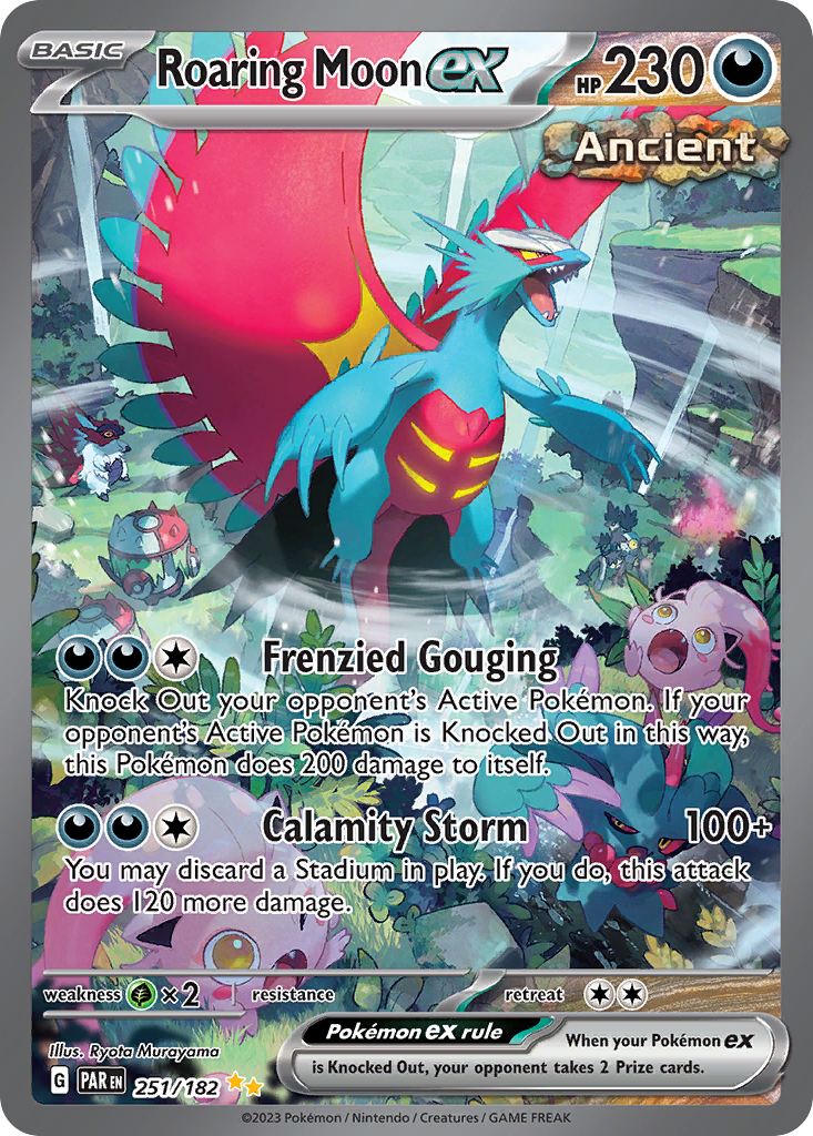 Roaring Moon ex 251/182 Paradox Rift