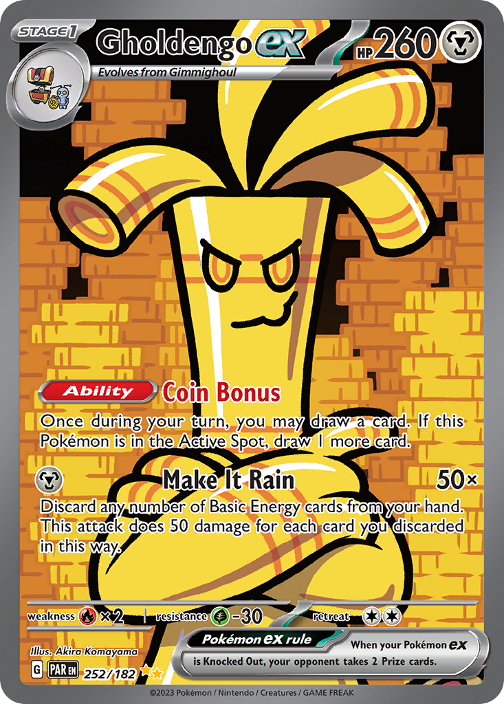 Gholdengo ex 252/182 Paradox Rift