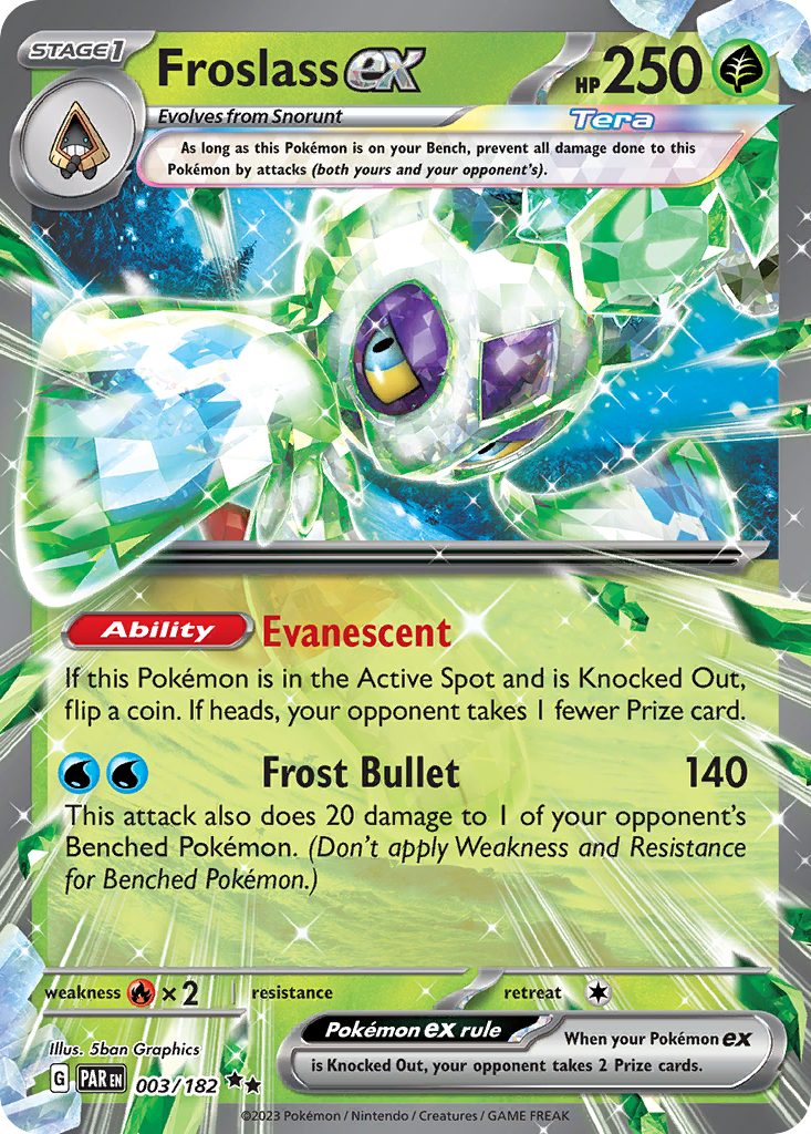 Froslass ex 003/182 Paradox Rift