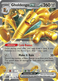 Gholdengo ex 139/182 Paradox Rift