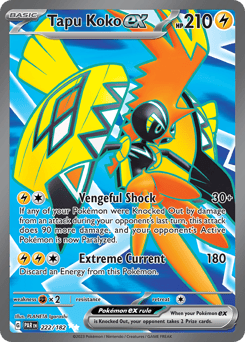 Tapu Koko ex 222/182 Paradox Rift