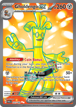 Gholdengo ex 231/182 Paradox Rift