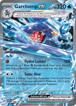 Garchomp ex 038/182 Paradox Rift