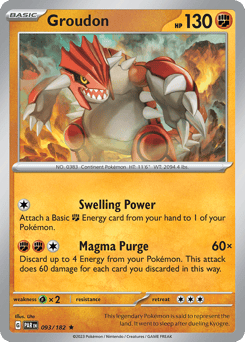 Groudon 093/182 Paradox Rift