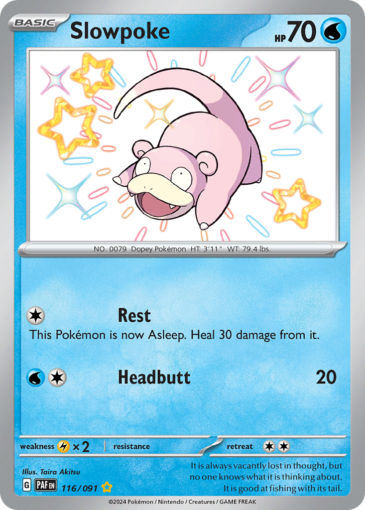 Slowpoke 116/091 Paldean Fates