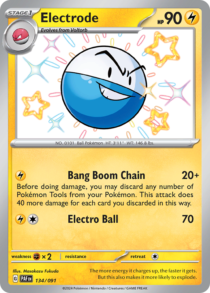 Electrode 134/091 Paldean Fates