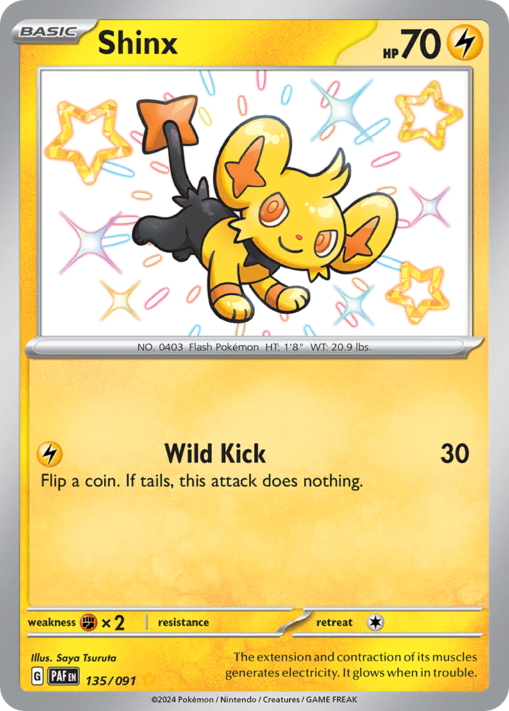 Shinx 135/091 Paldean Fates