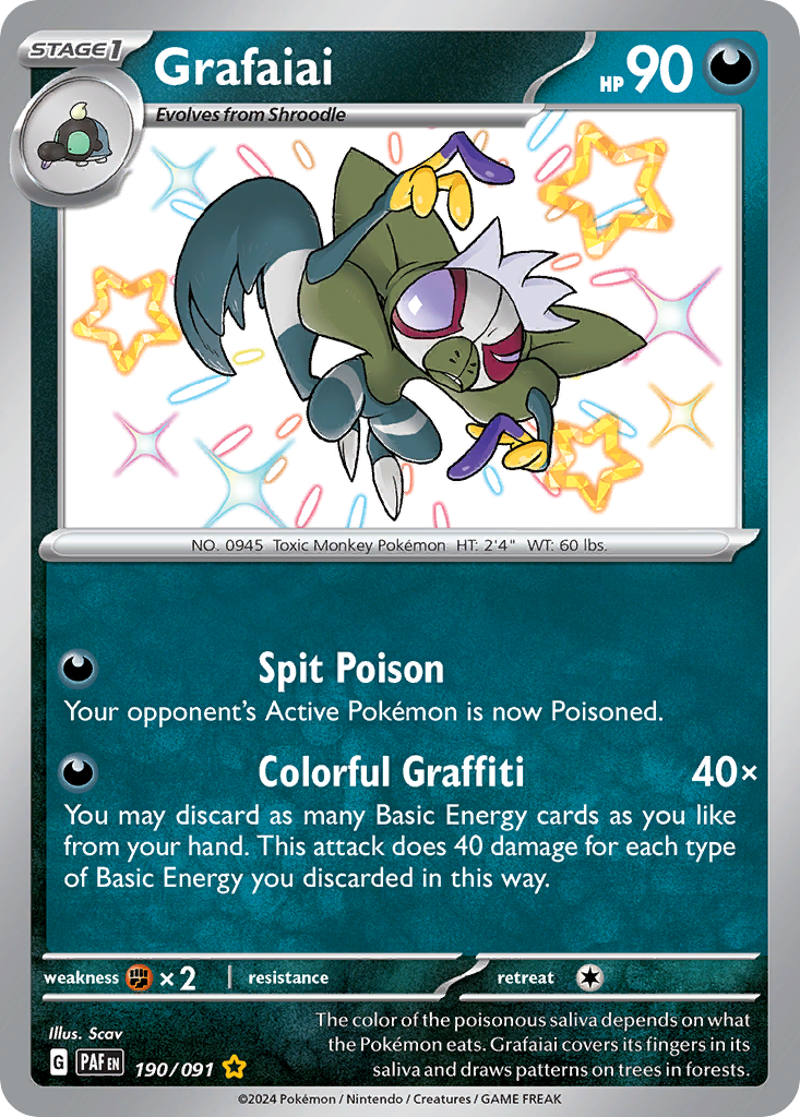 Grafaiai 190/091 Paldean Fates