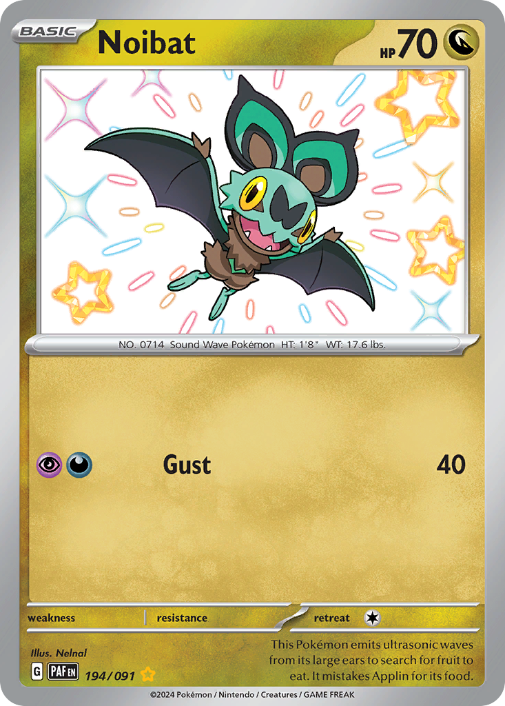 Noibat 194/091 Paldean Fates