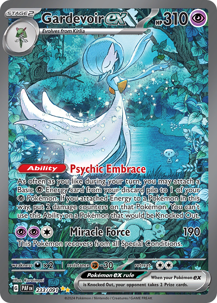 Gardevoir ex 233/091 Paldean Fates