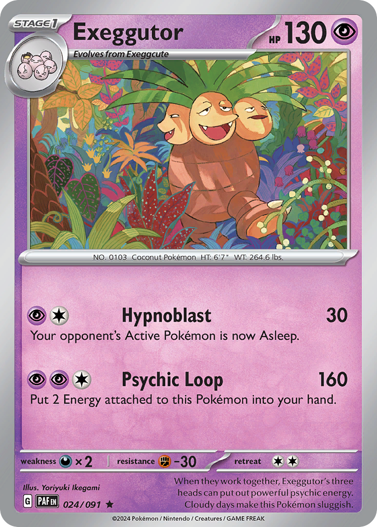 Exeggutor 024/091 Paldean Fates