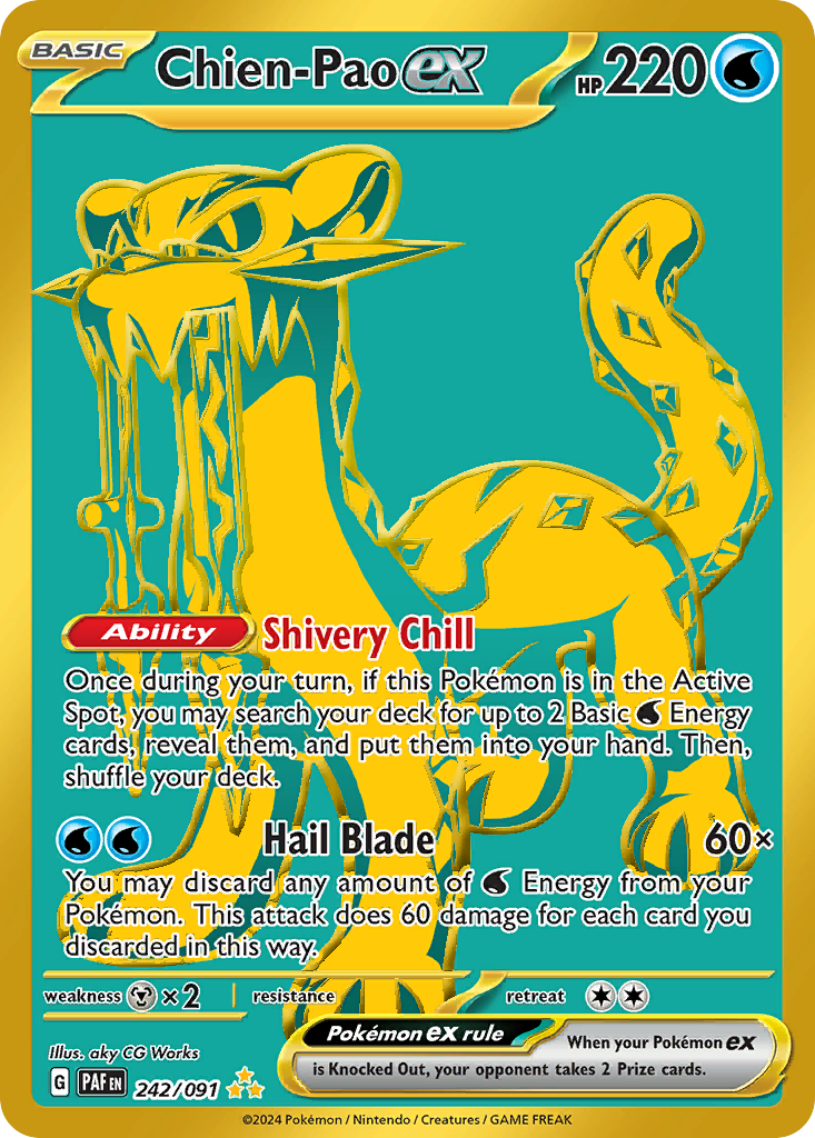Chien-Pao ex 242/091 Paldean Fates