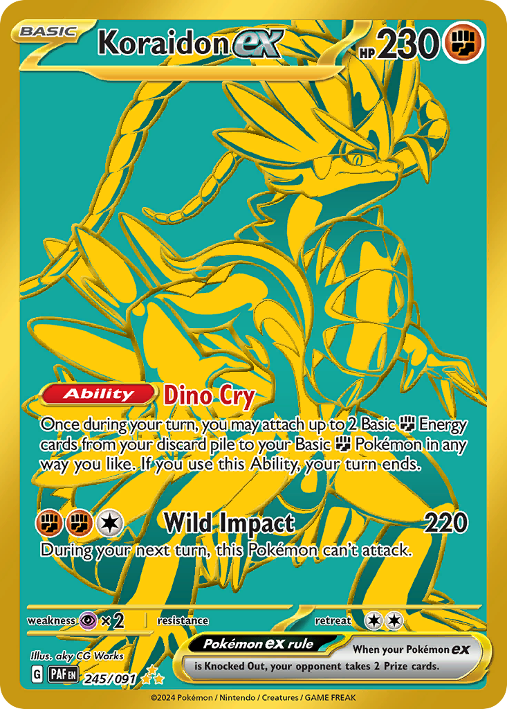 Koraidon ex 245/091 Paldean Fates