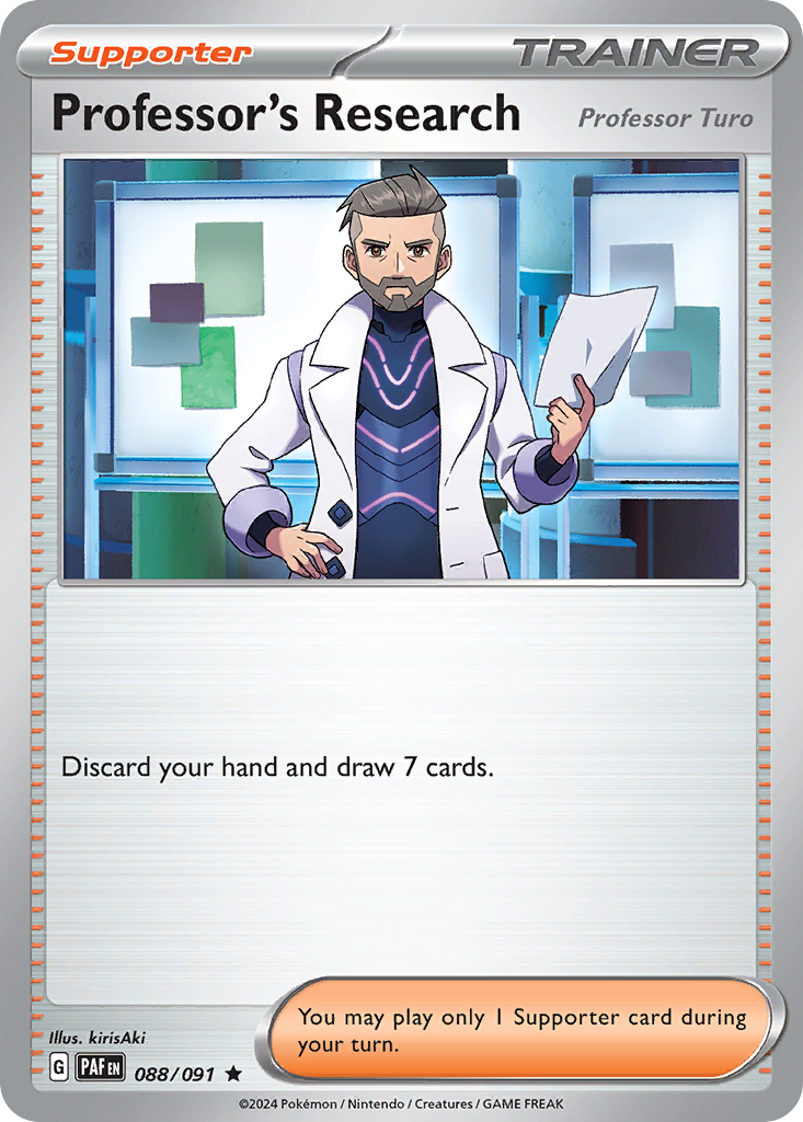 Professor's Research 088/091 Paldean Fates