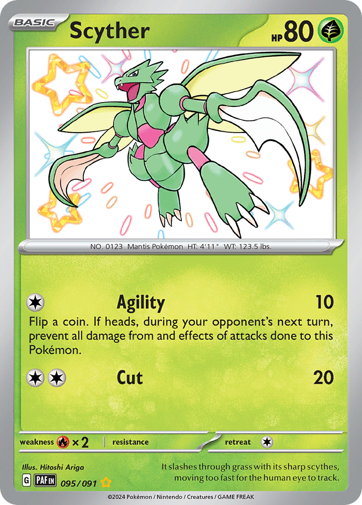Scyther 095/091 Paldean Fates
