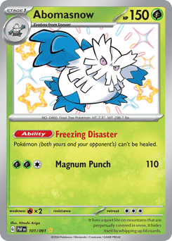 Abomasnow 101/091 Paldean Fates