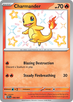 Charmander 109/091 Paldean Fates