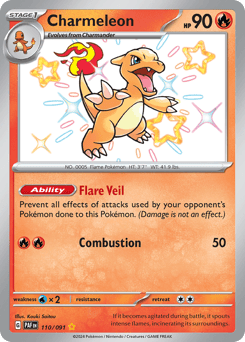 Charmeleon 110/091 Paldean Fates