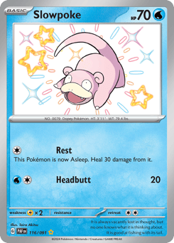 Slowpoke 116/091 Paldean Fates
