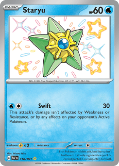 Staryu 118/091 Paldean Fates