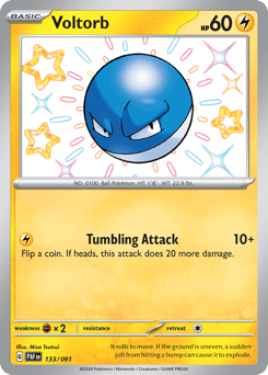 Voltorb 133/091 Paldean Fates