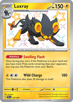 Luxray 137/091 Paldean Fates